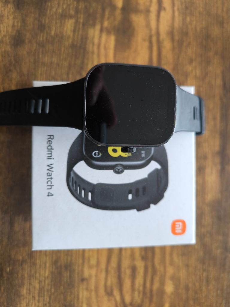 Xiaomi redmi watch 4, Handtassen en Accessoires, Smartwatches, Gebruikt, Xiaomi, Zwart, Ophalen of Verzenden