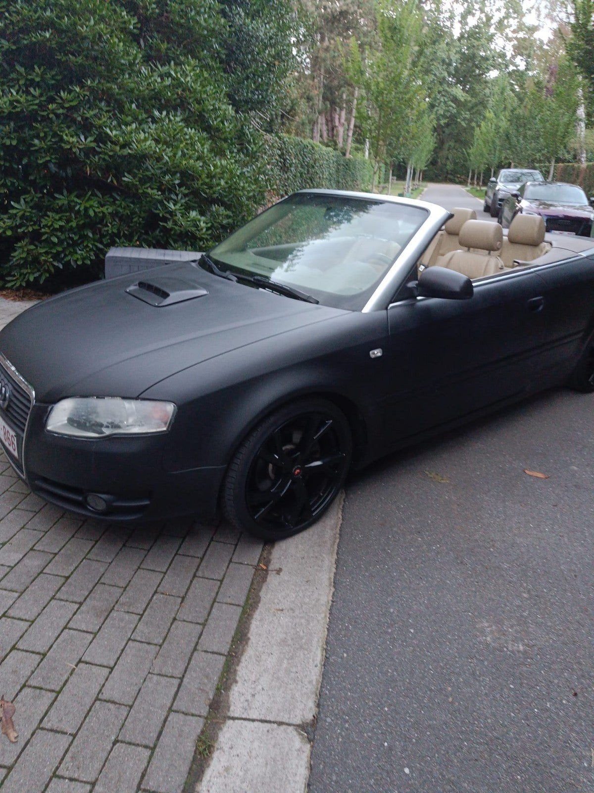 Audi A4 Cabrio 2007 1.8 turbo avec 166xxx km., Autos, Cuir, Achat, Beige, Cabriolet