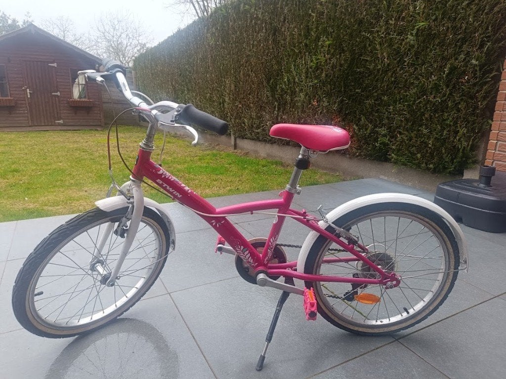meisjes fiets Btwin, Ophalen, 22 inch, Gebruikt, Velgrem