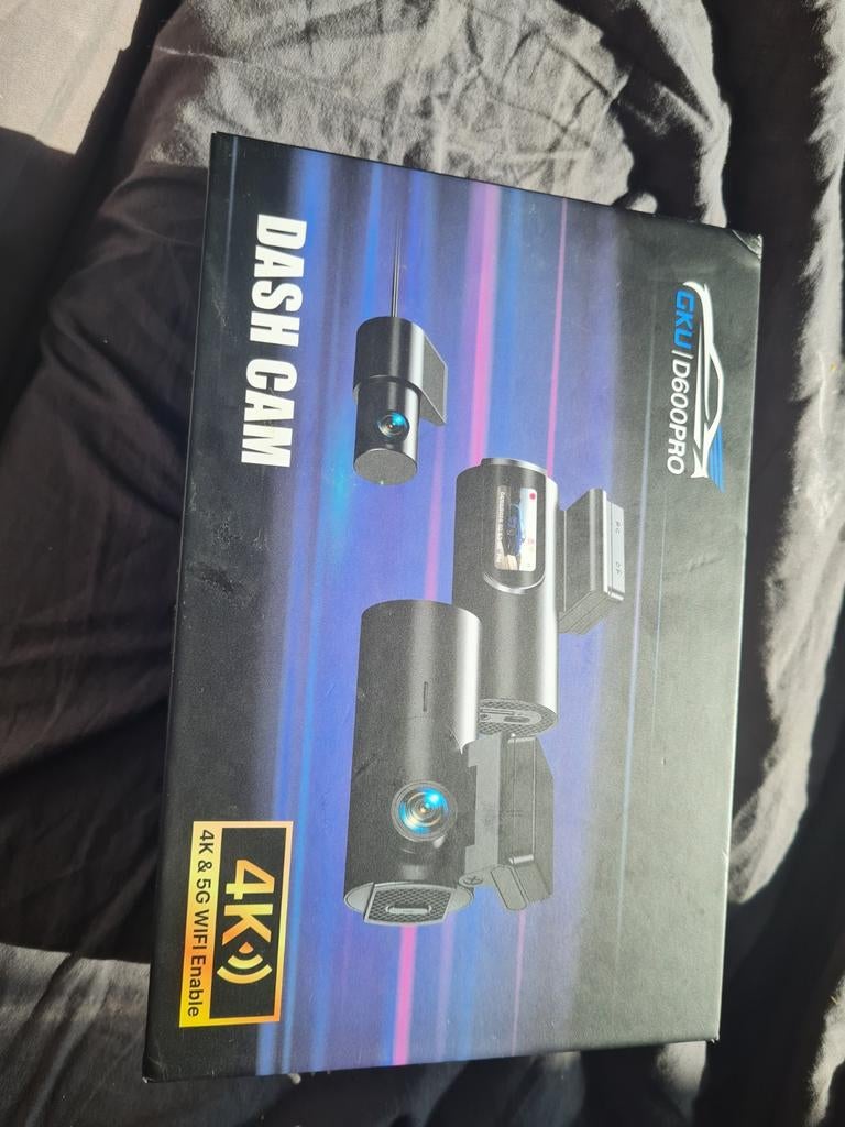 GKU D600 Pro 4K-dashcam, Ophalen