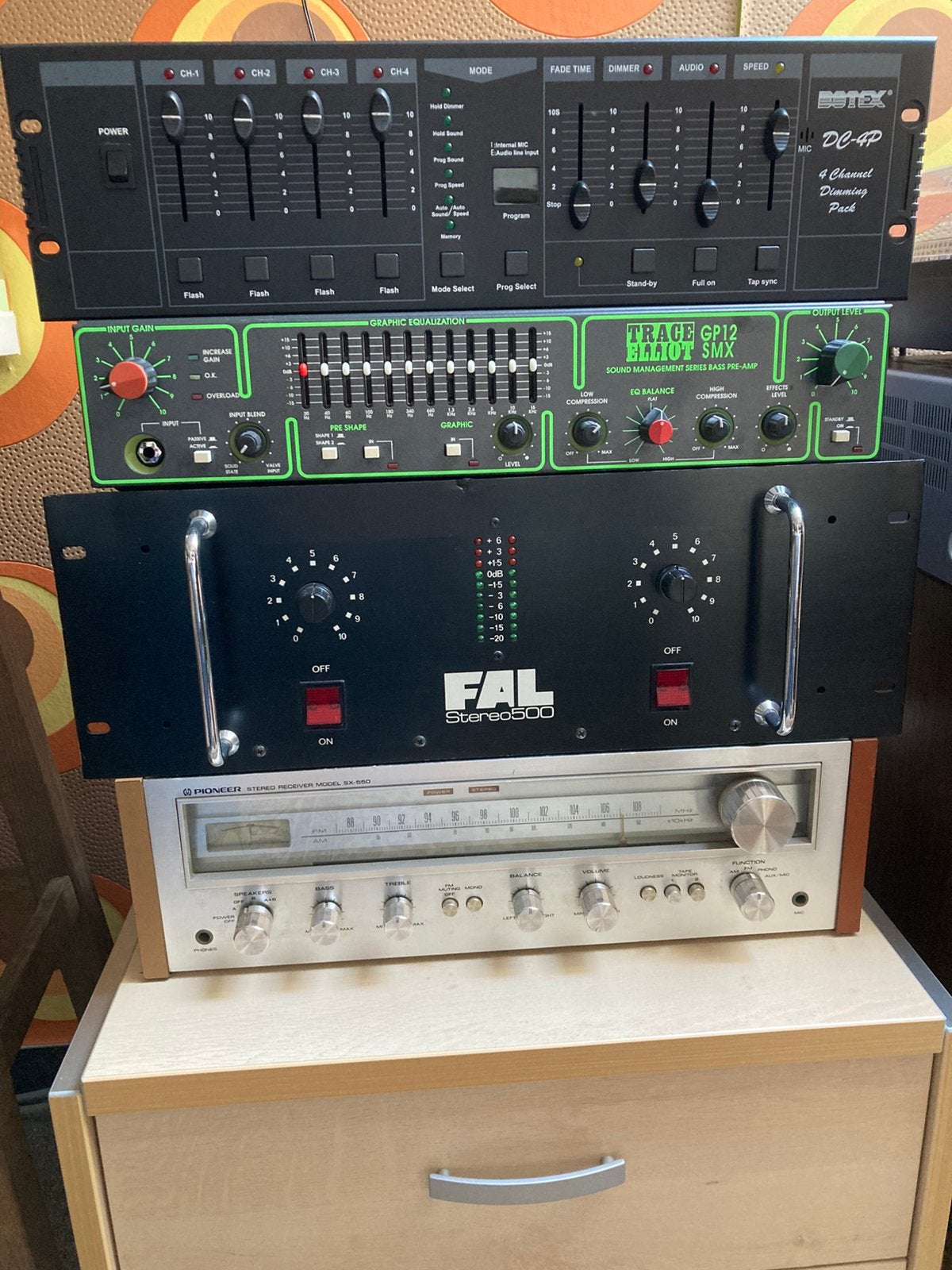 FAL Stereo500 versterker vintage, Ophalen, Gebruikt