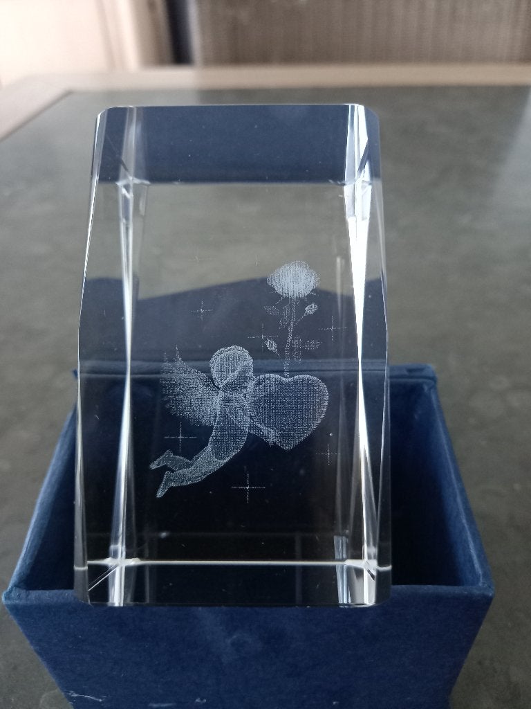 Cube de cristal 3D, Maison & Meubles, Enlèvement ou Envoi, Comme neuf