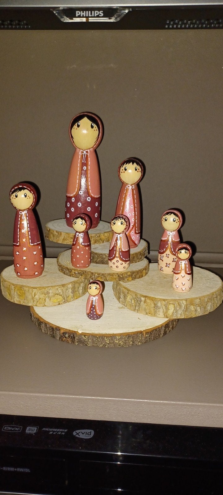 famille vintage. 8 pièces, Enlèvement ou Envoi