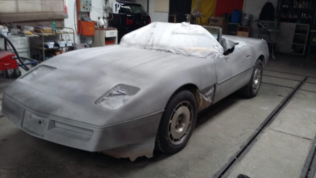 cabrio oldtimer, Auto's, Chevrolet, Particulier, Corvette, Benzine, Cabriolet, 2 deurs, Automaat, Rood, Beige, Leder, Achterwielaandrijving