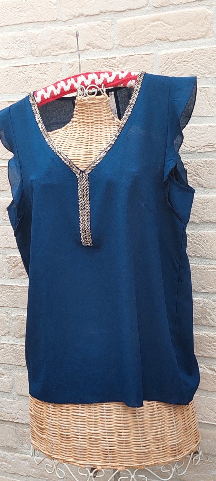Bloesje maat 40 lola liza, Kleding | Dames, Maat 38/40 (M), Ophalen of Verzenden, Zo goed als nieuw, Blauw