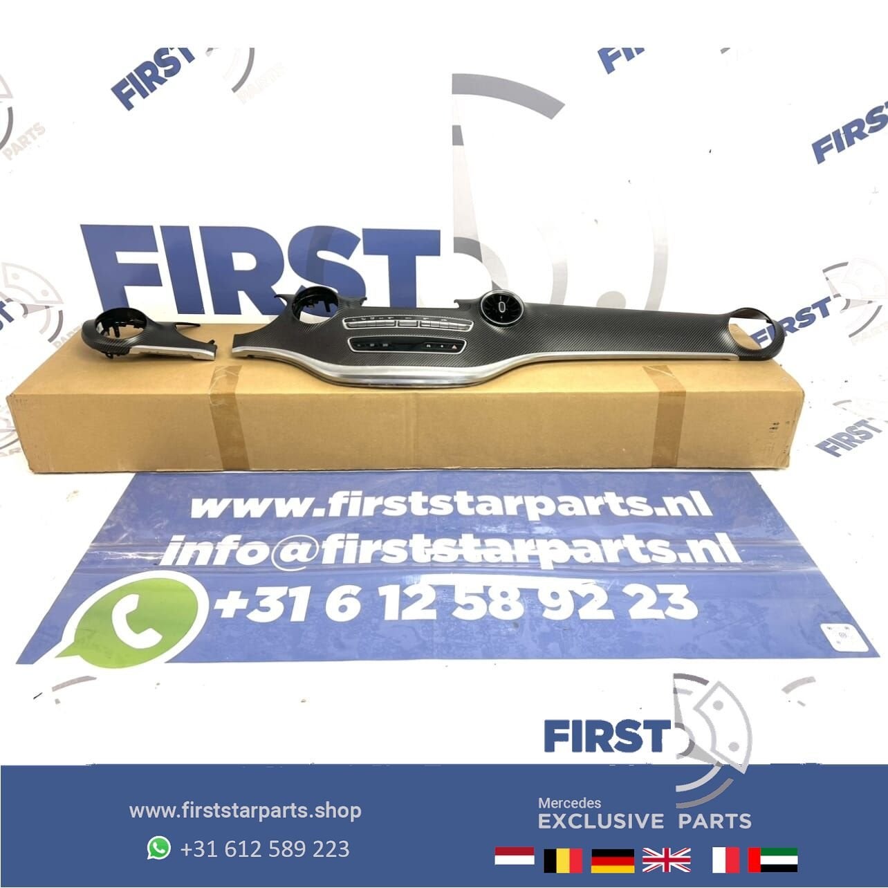 W447 V KLASSE DASHBOARDLIJST SIERLIJST SET CARBON Mercedes V, Auto-onderdelen, Gebruikt, -, Ophalen of Verzenden, -