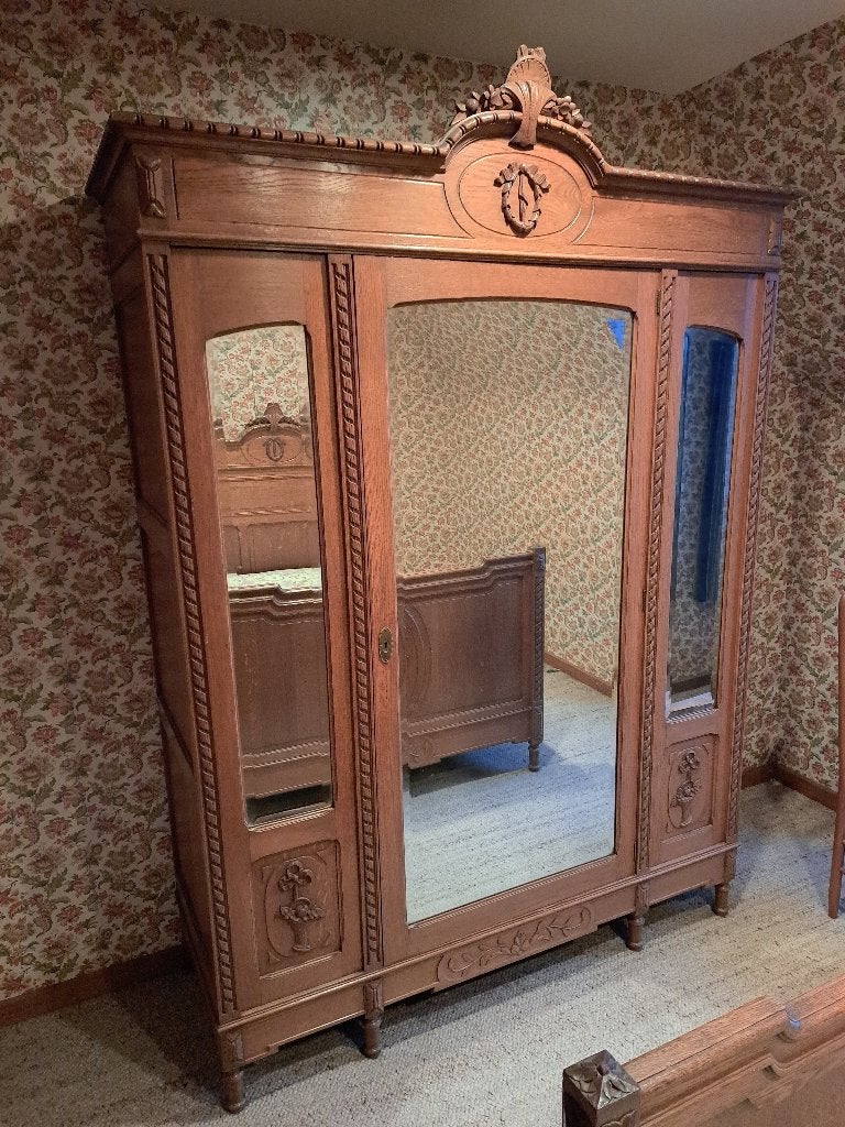 mooie antieke slaapkamer, Huis en Inrichting, Slaapkamer | Complete slaapkamers, Ophalen