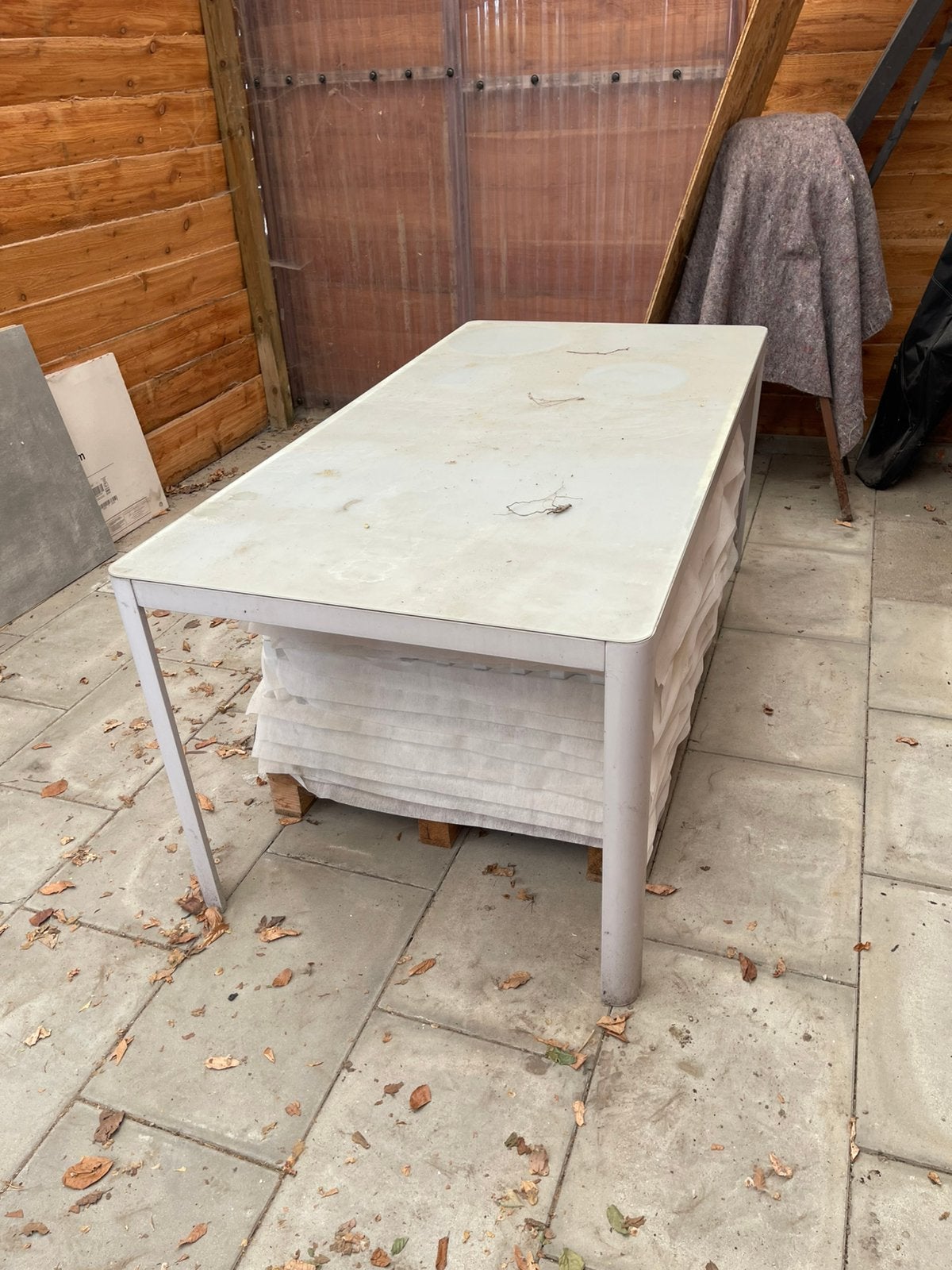 Gratis tuintafel, Ophalen, Gebruikt