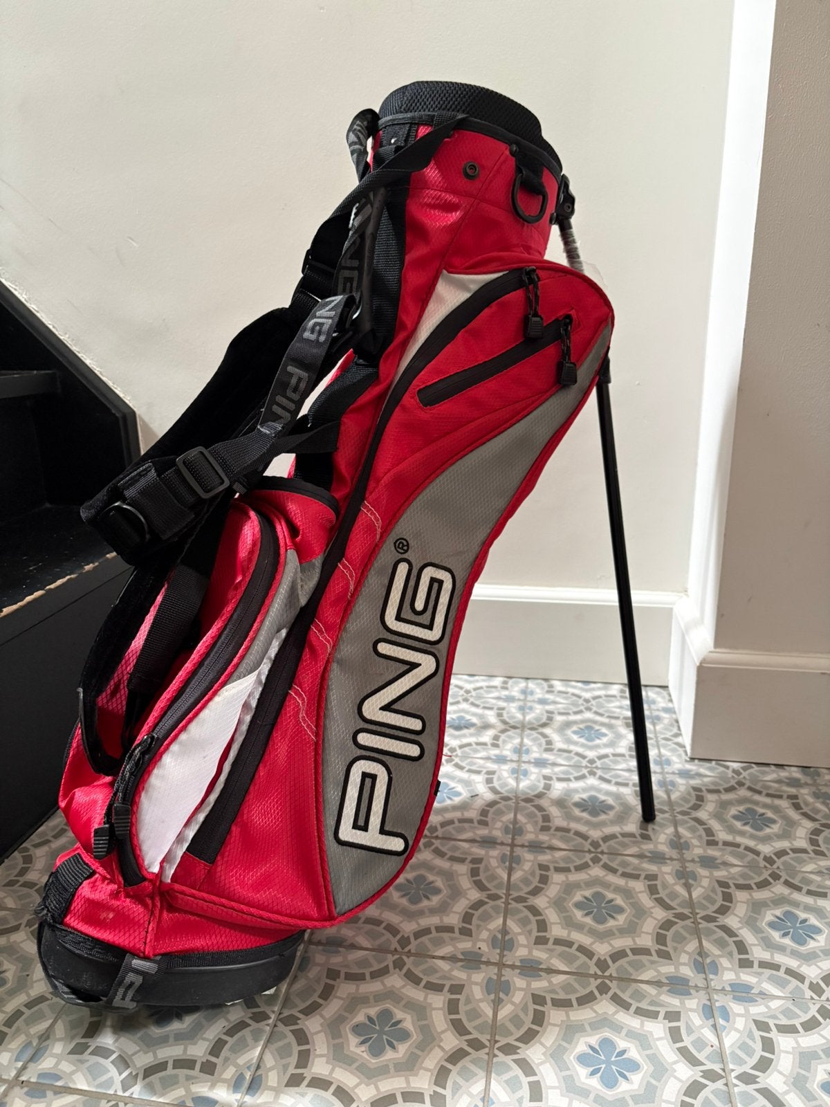 Ping standbag golftas, Ophalen of Verzenden, Zo goed als nieuw, Ping