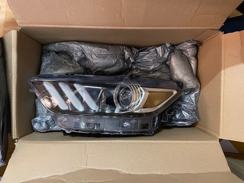 Set koplampen L+R Ford Mustang 2015-2018, Auto-onderdelen, Ophalen, Nieuw, Ford