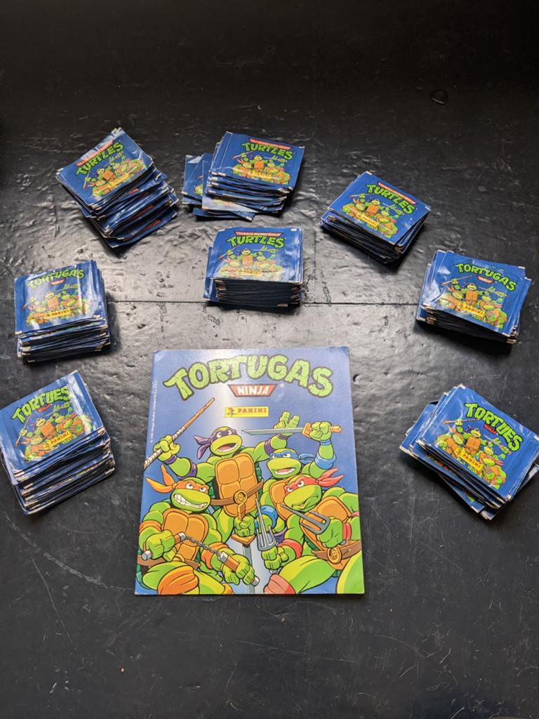 240 Teenage Mutant Ninja Turtles Stickers+Album, Hobby en Vrije tijd, Stickers en Plaatjes, Nieuw, Sticker, Ophalen of Verzenden