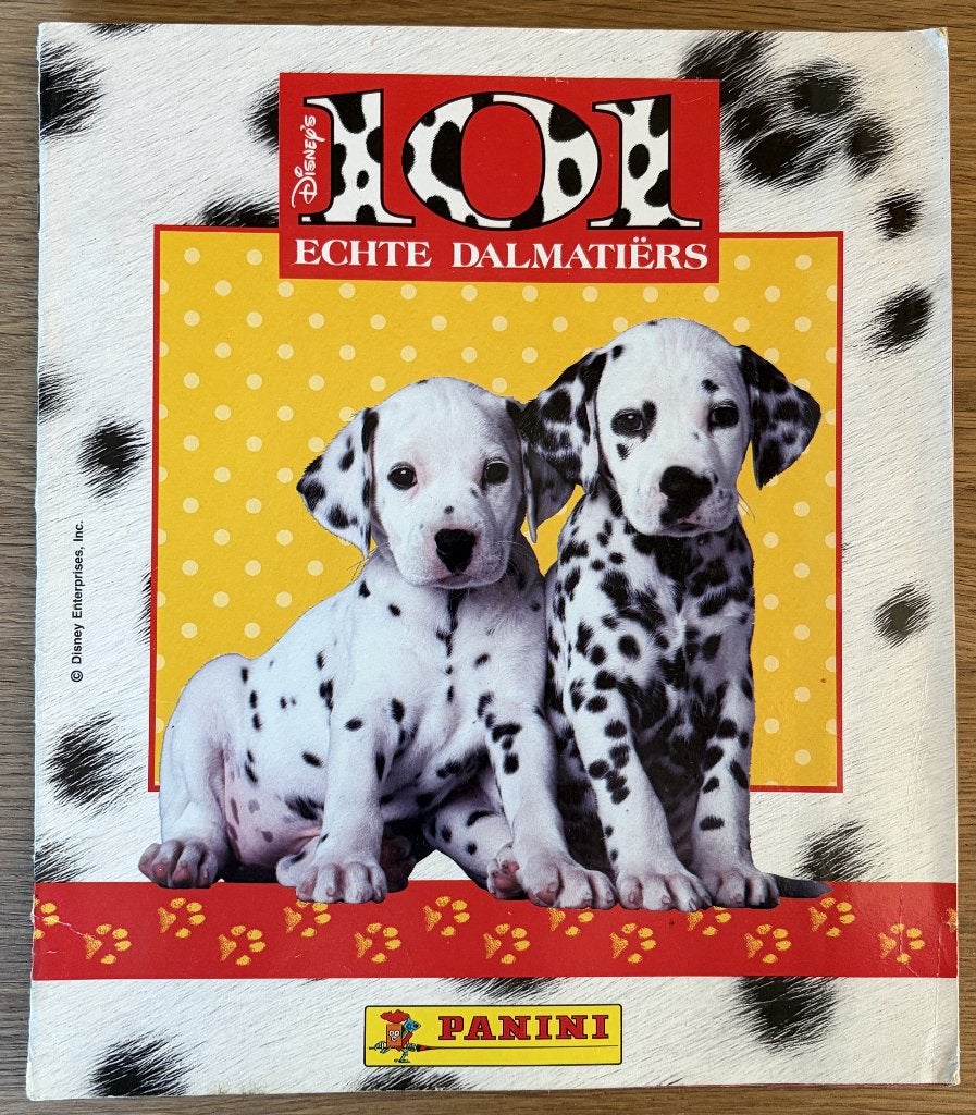 Sticker Album - Panini - 101 Echte Dalmatiërs (1997), Verzamelen, Ophalen of Verzenden, Zo goed als nieuw, Strip of Tekenfilm