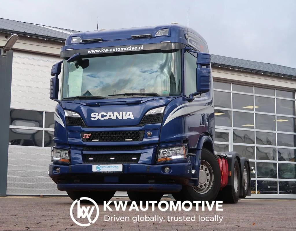 Scania P500 6x2/ FULL AIR/ HYDRAULIC/ LEATHER/ 2.950 WB/ DIF, Automaat, Euro 6, Scania, Xenon verlichting