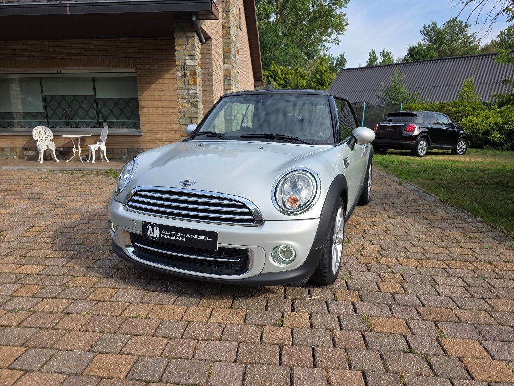 MINI Cooper Cabrio 1.6 Automaat | GPS | Leder |, Auto's, Mini, 4 zetels, 1280 kg, Euro 6, Cabriolet
