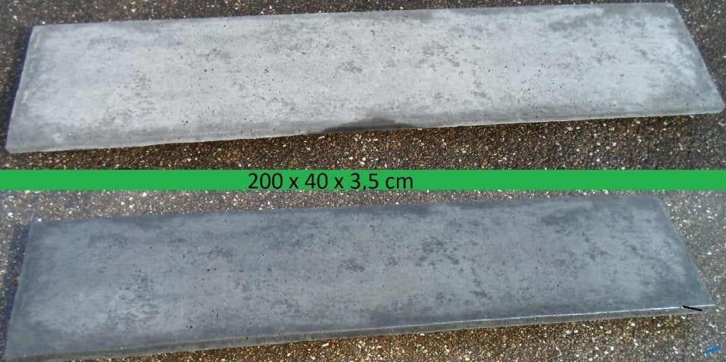 planken betonpalen beton palen antraciet platen schutting, Ophalen, Nieuw