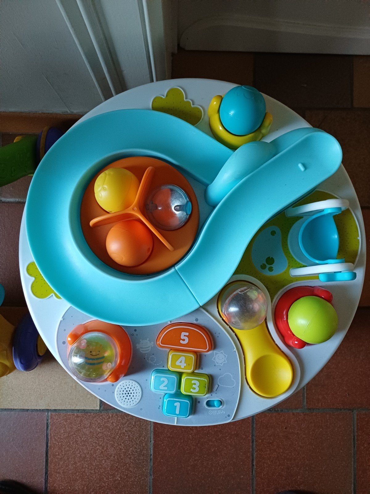Speeltafel baby peuter, Ophalen
