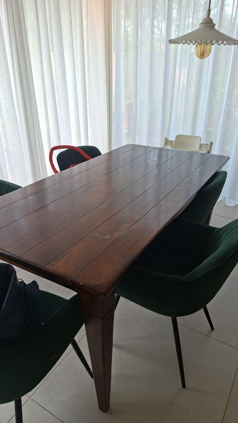Hardhouten tafel, Ophalen, Zo goed als nieuw
