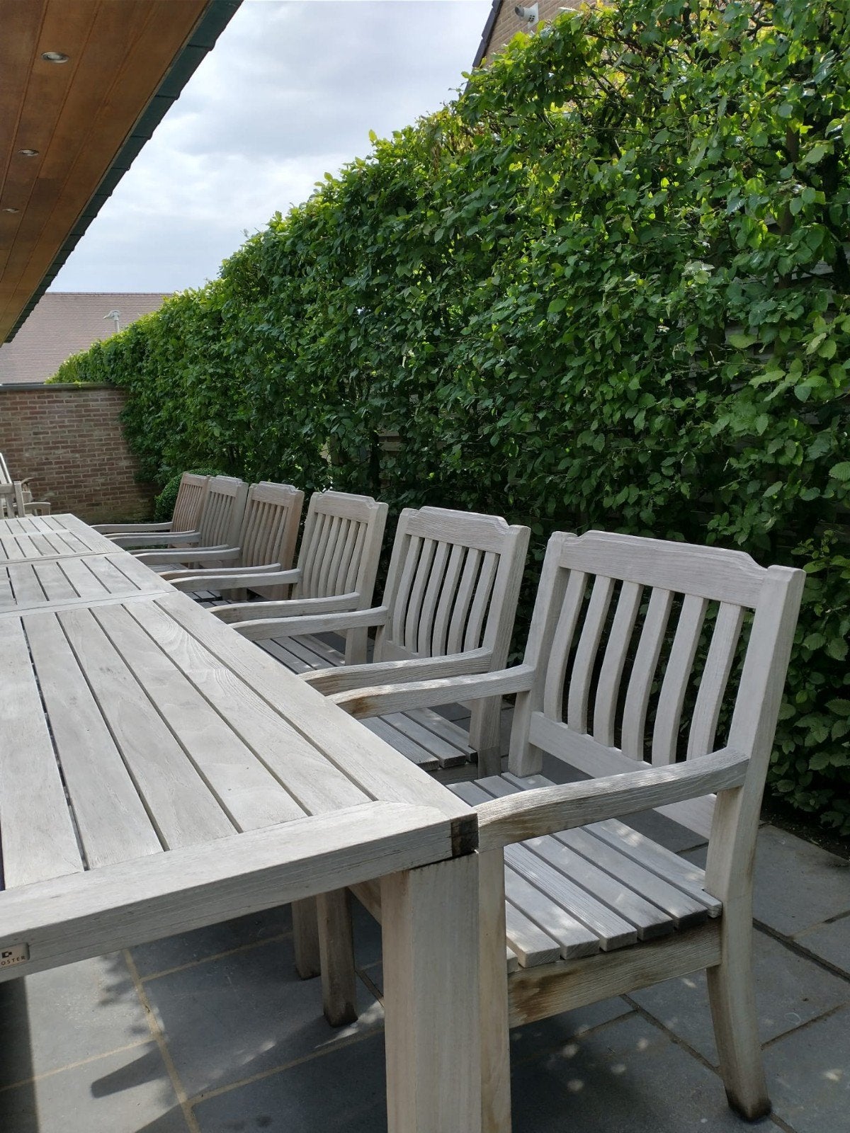 Gloster stoelen Teakhout, Tuin en Terras, Tuinsets en Loungesets, Zo goed als nieuw, Tuinset, Teakhout, 7 zitplaatsen, Stoel, Ophalen