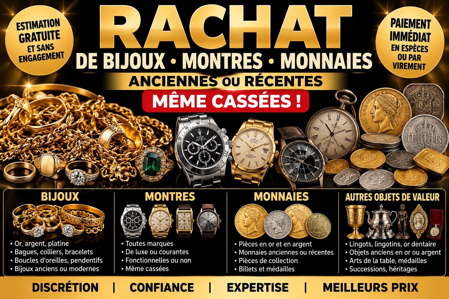 Bijoux deal, Bijoux, Sacs & Beauté, Enlèvement ou Envoi, Or