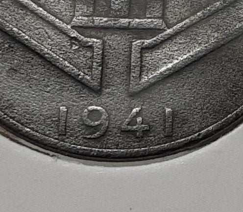 België - 10 cent – 1941 Fr/NL. (Ref 063), Postzegels en Munten, Ophalen of Verzenden, Metaal, Losse munt