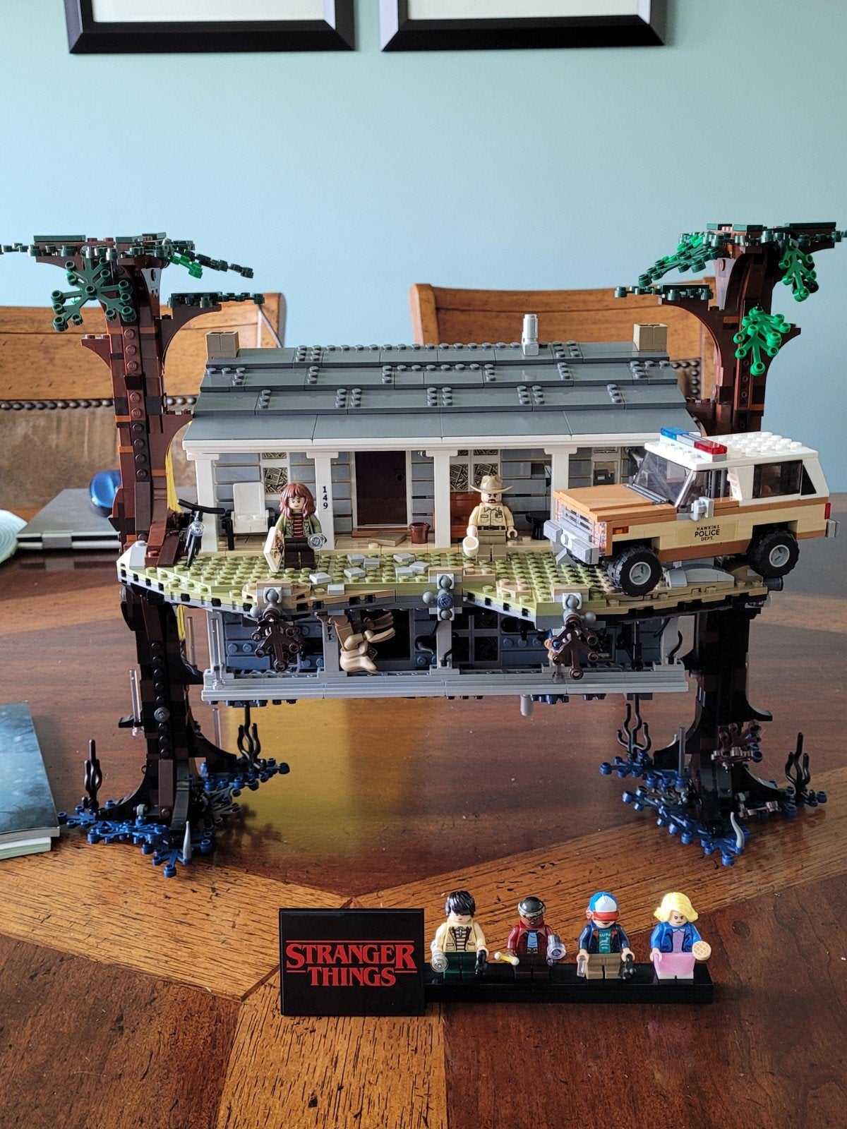lego stranger things upside down, Kinderen en Baby's, Lego, Ophalen of Verzenden, Zo goed als nieuw, Compleet