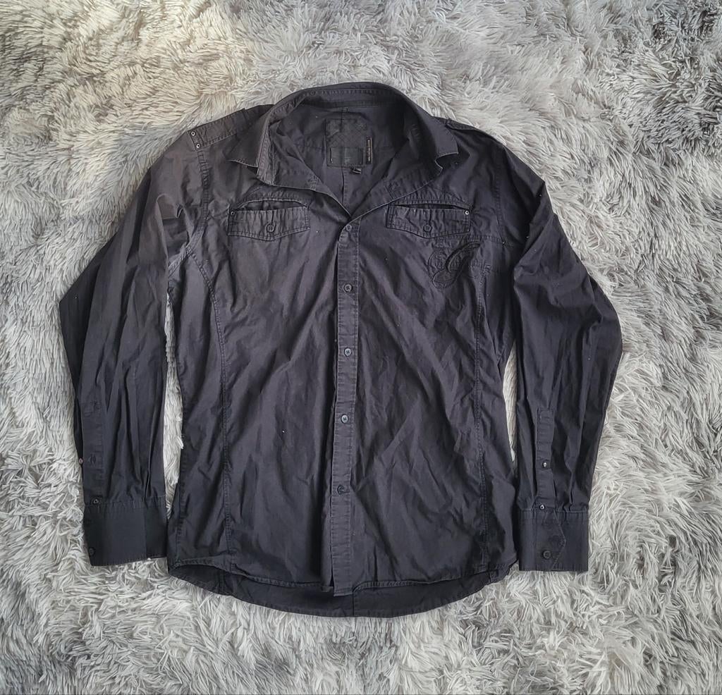 G-Star RAW 3301 zwart spijkerhemd - maat XL, G-Star Raw, Zwart, Ophalen of Verzenden, Gedragen