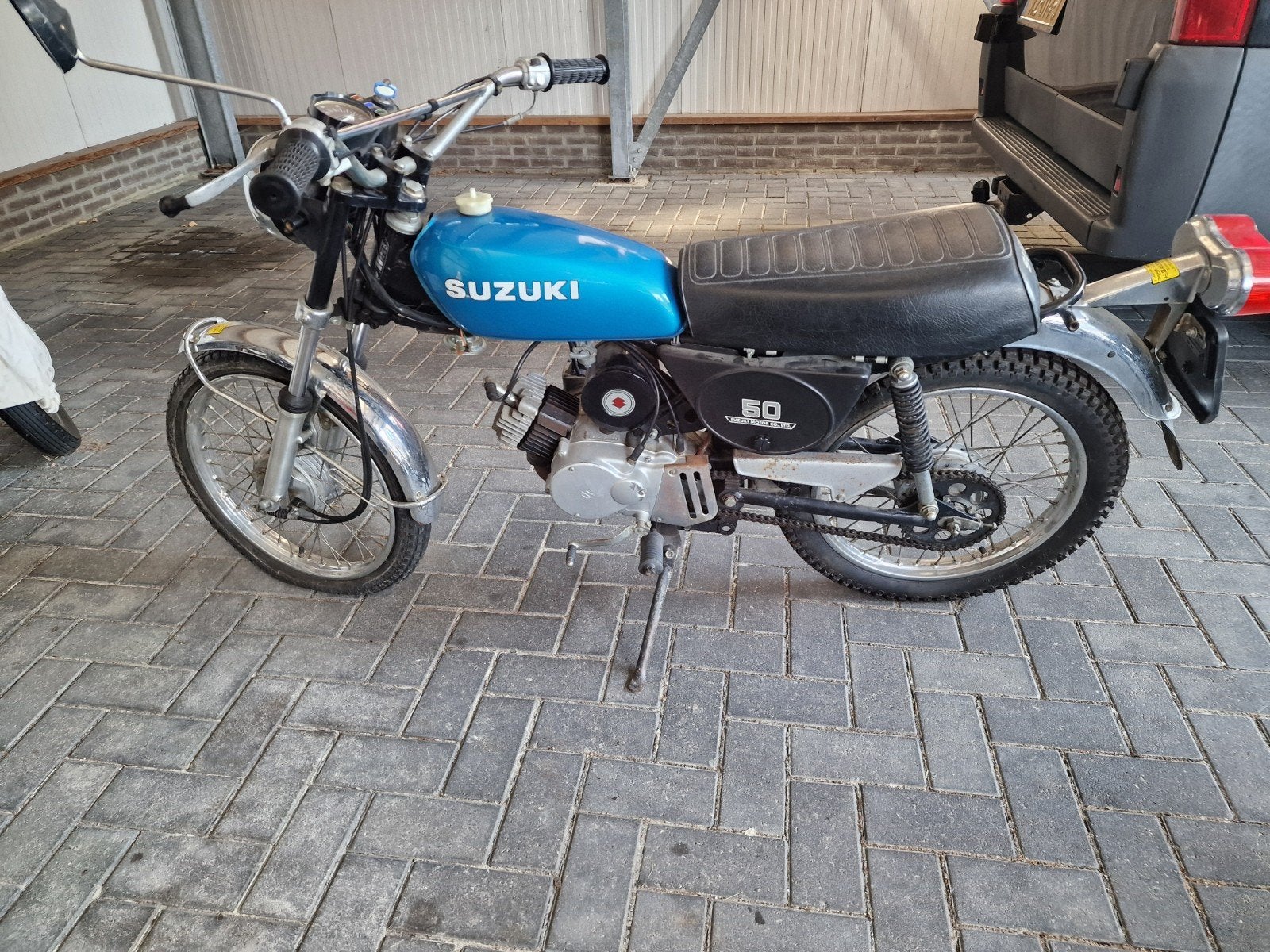 Suzuki TS50 5 bak Roterend! Slechts 3178 originele kilometer, Ophalen