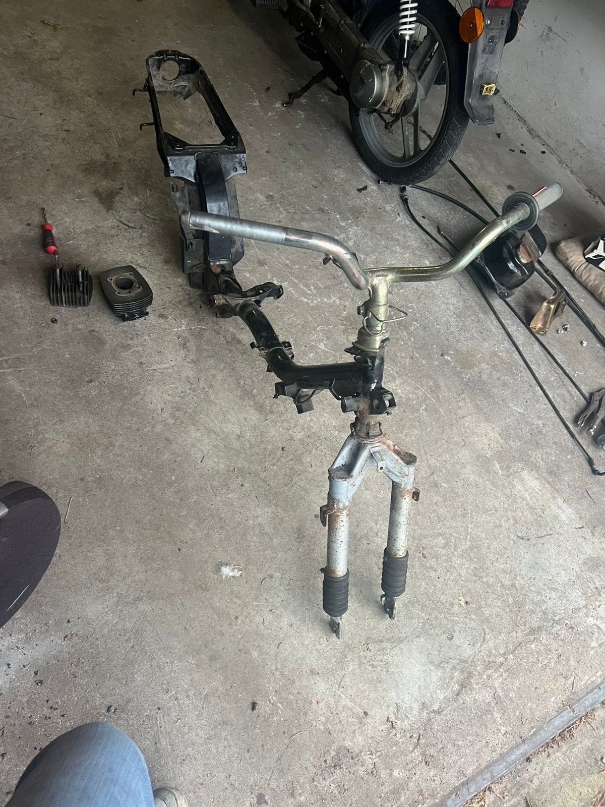 Honda wallaroo frame, Fietsen en Brommers, Ophalen, Zo goed als nieuw