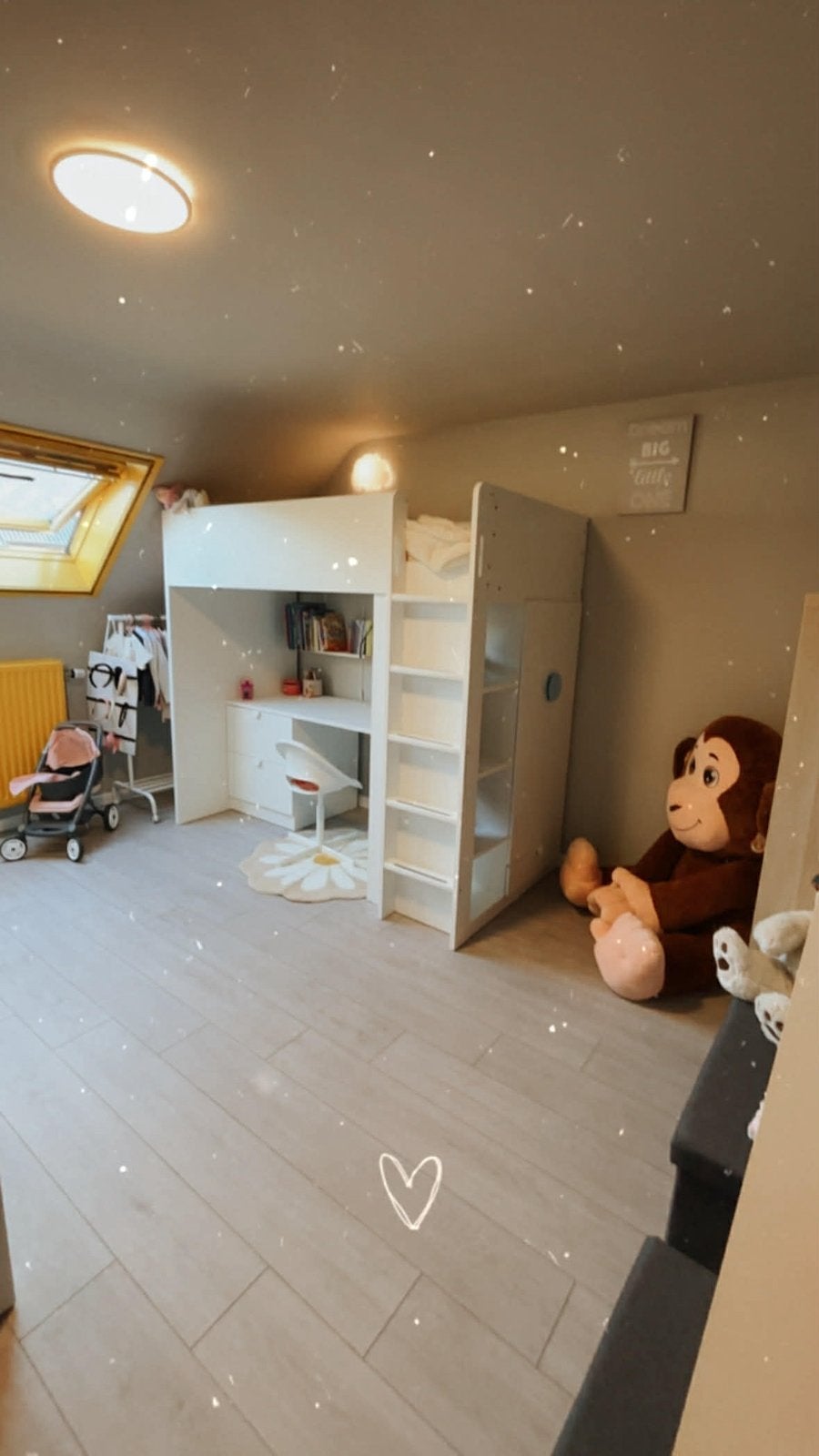 2 hoogslapers van Ikea Smastad, Ophalen, 85 tot 100 cm, Zo goed als nieuw, Hoogslaper of Stapelbed