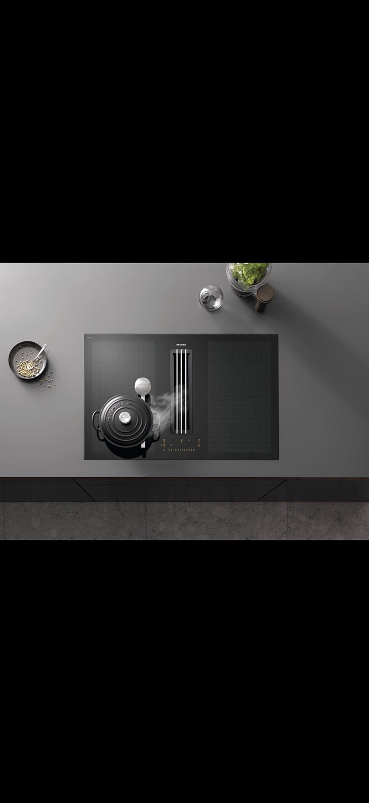 NOUVEAU Miele KMDA 7634 FL — induction + hotte intégrée, Electroménager, Neuf, Classe énergétique A ou plus économe, Enlèvement ou Envoi