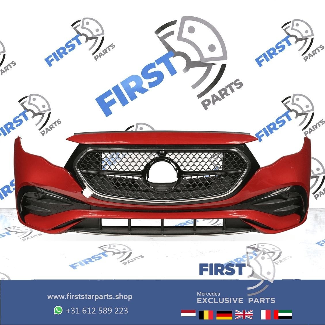 W214 AMG BUMPER MERCEDES E KLASSE 2021-2027 S214 VOORBUMPER, Gebruikt, -, Voor, Ophalen of Verzenden