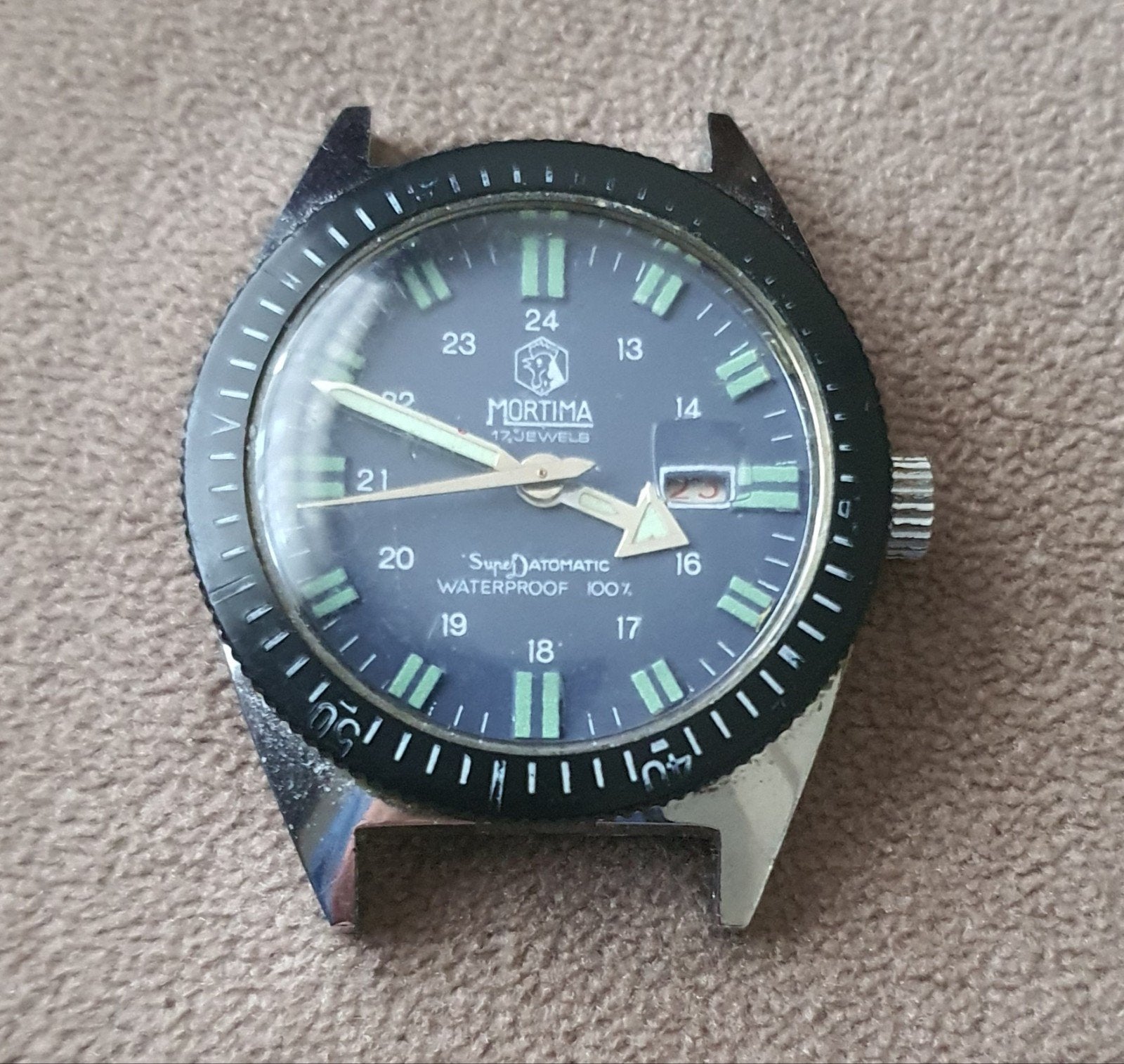 Montre Mortima superdatomatic, Bijoux, Sacs & Beauté, Enlèvement ou Envoi