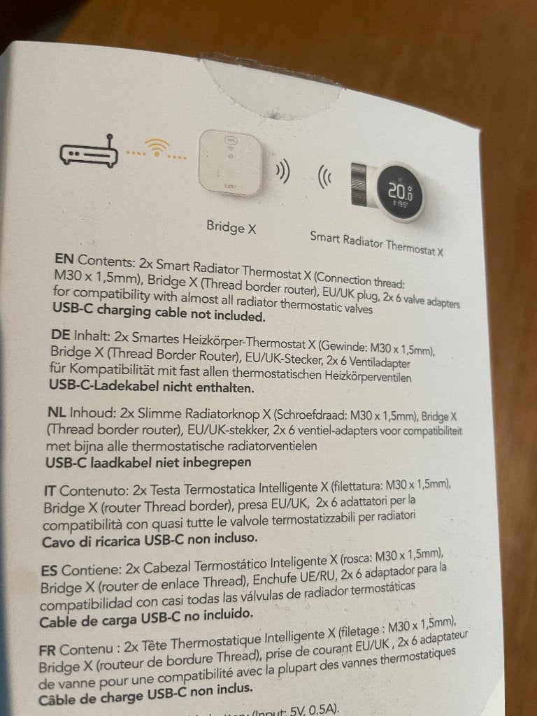 tado Smart Radiator Thermostat X - Starter Kit, Doe-het-zelf en Bouw, Ophalen, Slimme thermostaat, Nieuw