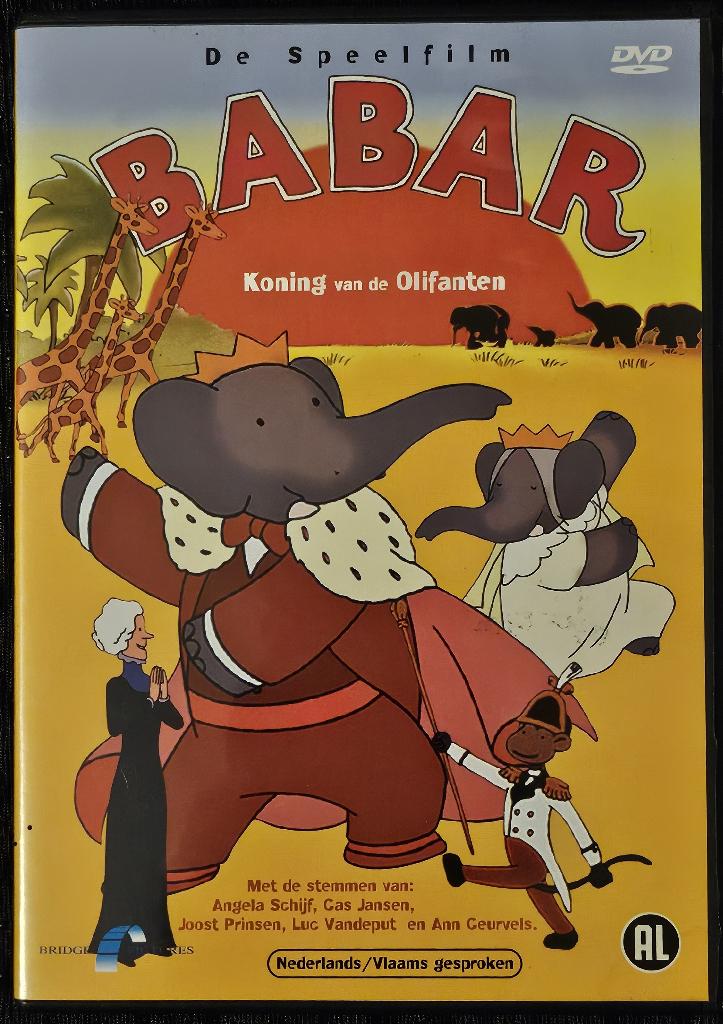 Babar (1999), Cd's en Dvd's, Dvd's | Tekenfilms en Animatie, Ophalen of Verzenden, Zo goed als nieuw, Tekenfilm