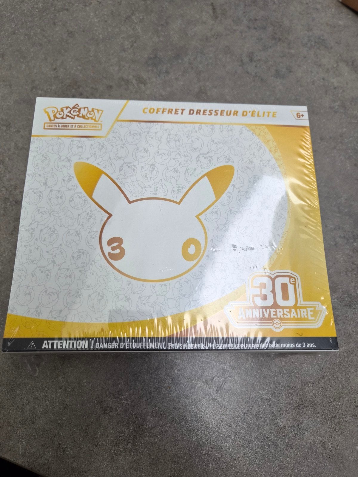 Pokemon : Dresseur d'élite 30ème anniversaire, Enlèvement ou Envoi, Neuf, Plusieurs cartes, Foil