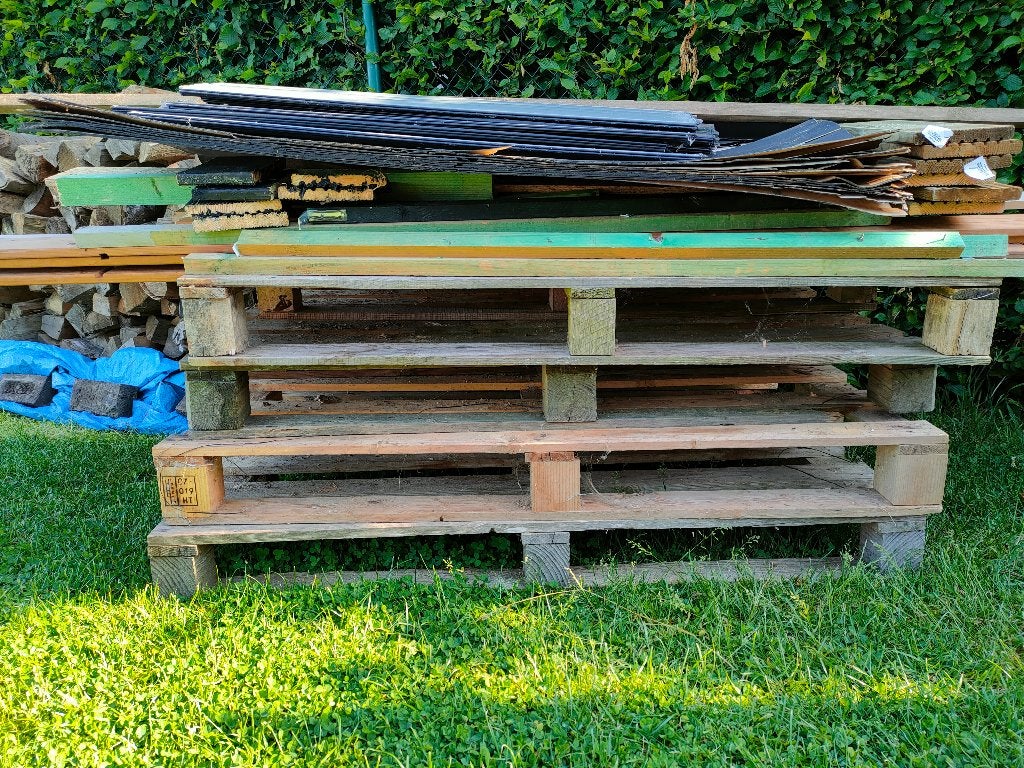 Palettes, bois et bacs béton à donner, Tuin en Terras, Overige Tuin en Terras, Ophalen