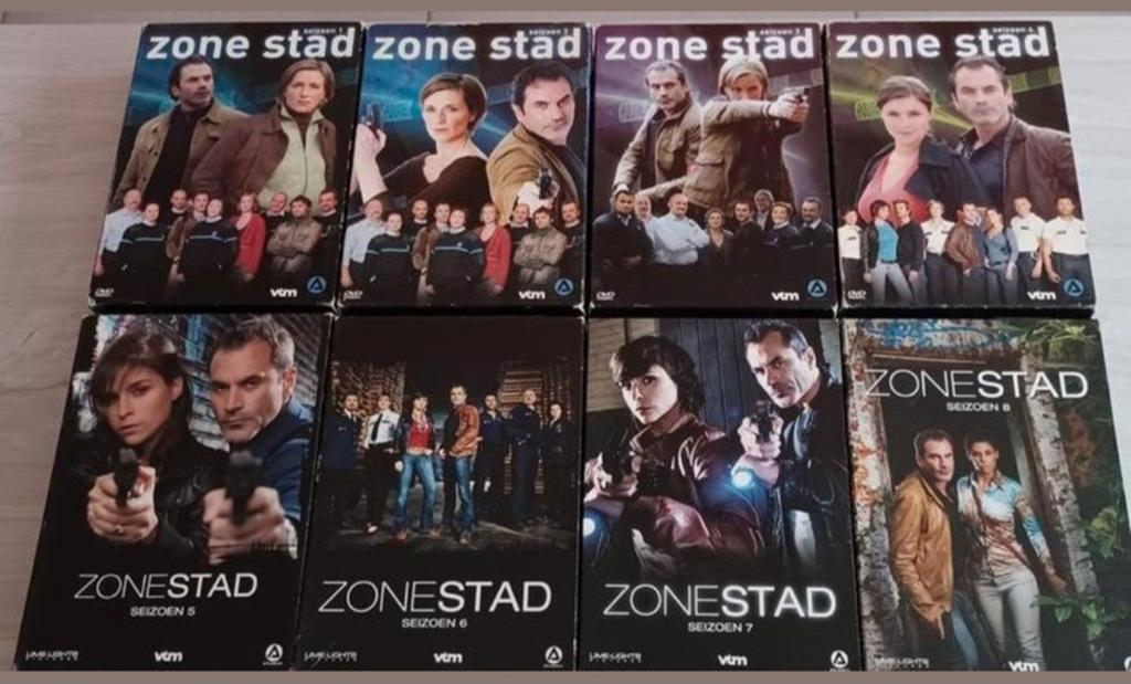 Zone stad de complete serie 1-8, Cd's en Dvd's, Dvd's | Tv en Series, Ophalen of Verzenden