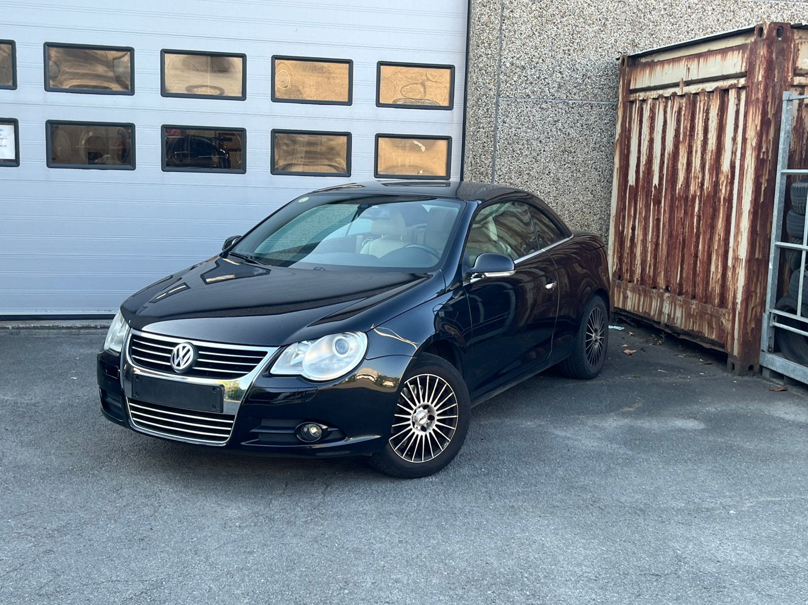 Volkswagen Eos Automaat, Auto's, 4 zetels, Beige, 4 cilinders, Cabriolet