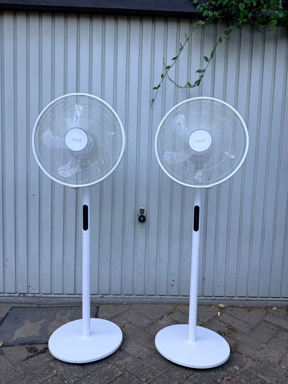 2x Fuave SF103ACDW Statiefventilator – Strak Design, Enlèvement, Comme neuf, Ventilateur de trépied