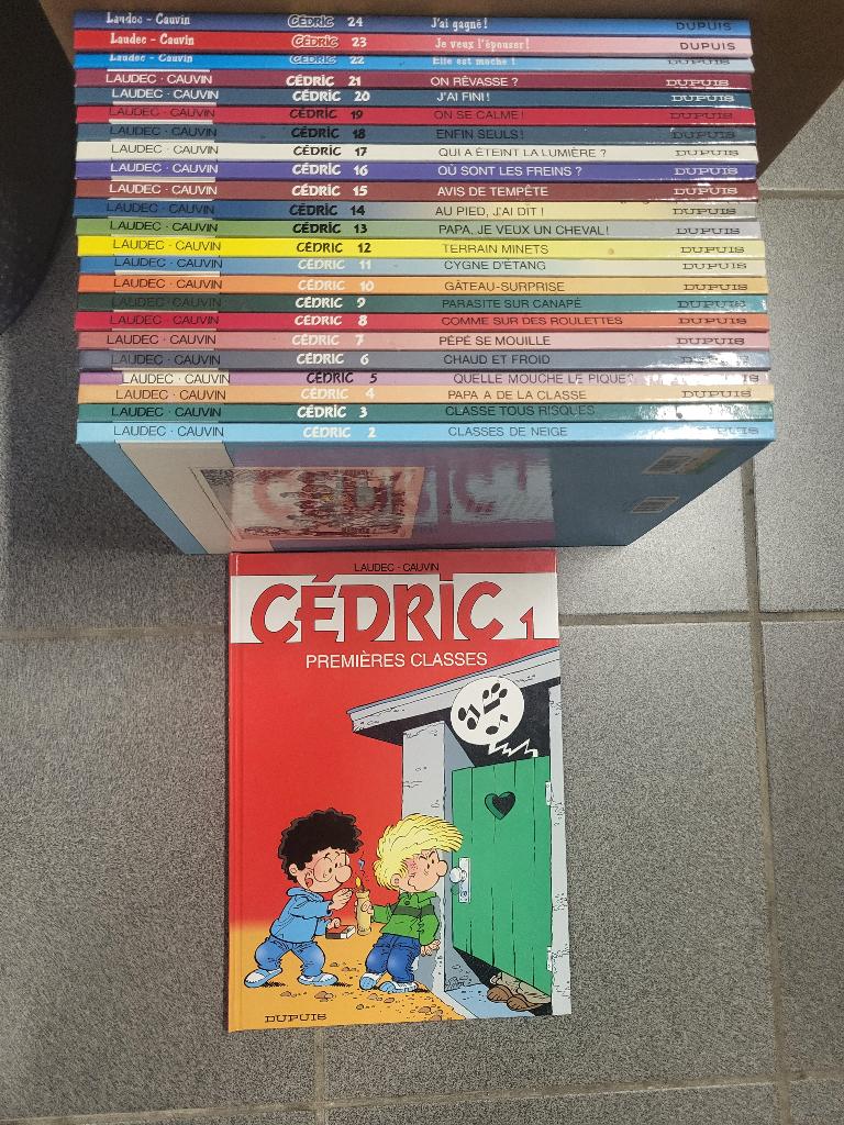 Cédric : Collection de 1 à 24 ., Livres, BD, Série complète ou Série, Enlèvement, Utilisé