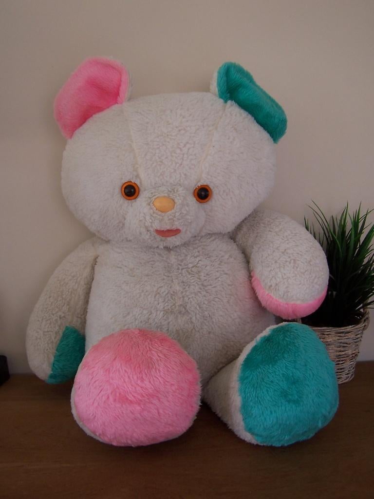Knuffel / Teddybeer (H 77cm), Kinderen en Baby's, Speelgoed | Knuffels en Pluche, Zo goed als nieuw, Beer, Overige karakters, Overige merken