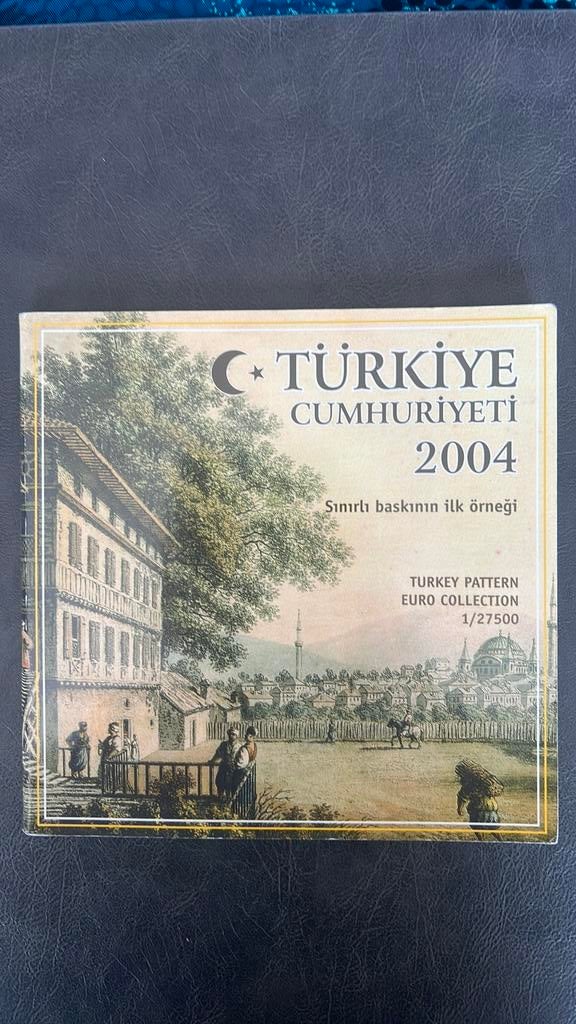Verzamelbox „Turkey Pattern Euro Collection 2004"., Ophalen, Munten