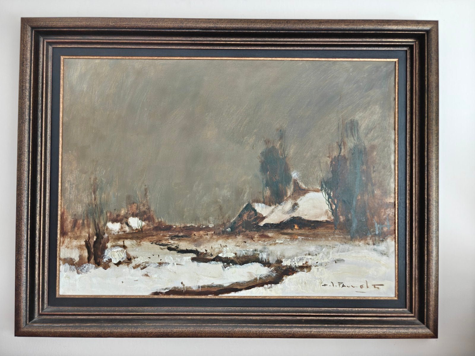 Henri Joseph Pauwels landschap, Ophalen, Landschap