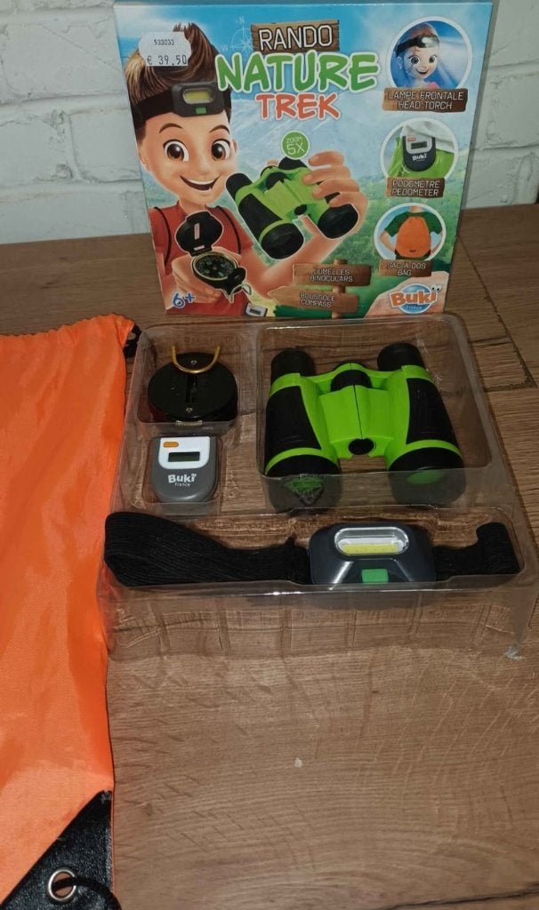 Rando trek nature Buki jumelle boussole lampe frontal, Audio, Tv en Foto, Optische apparatuur | Verrekijkers, Ophalen