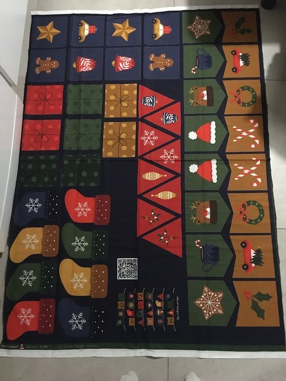 Paneelstoffen Kerstmis Advent Nieuw, Ophalen of Verzenden