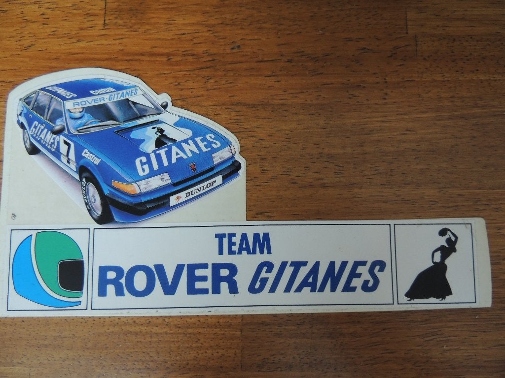 Rover Gitanes Team sticker, Enlèvement ou Envoi, Comme neuf, Voiture ou Moto