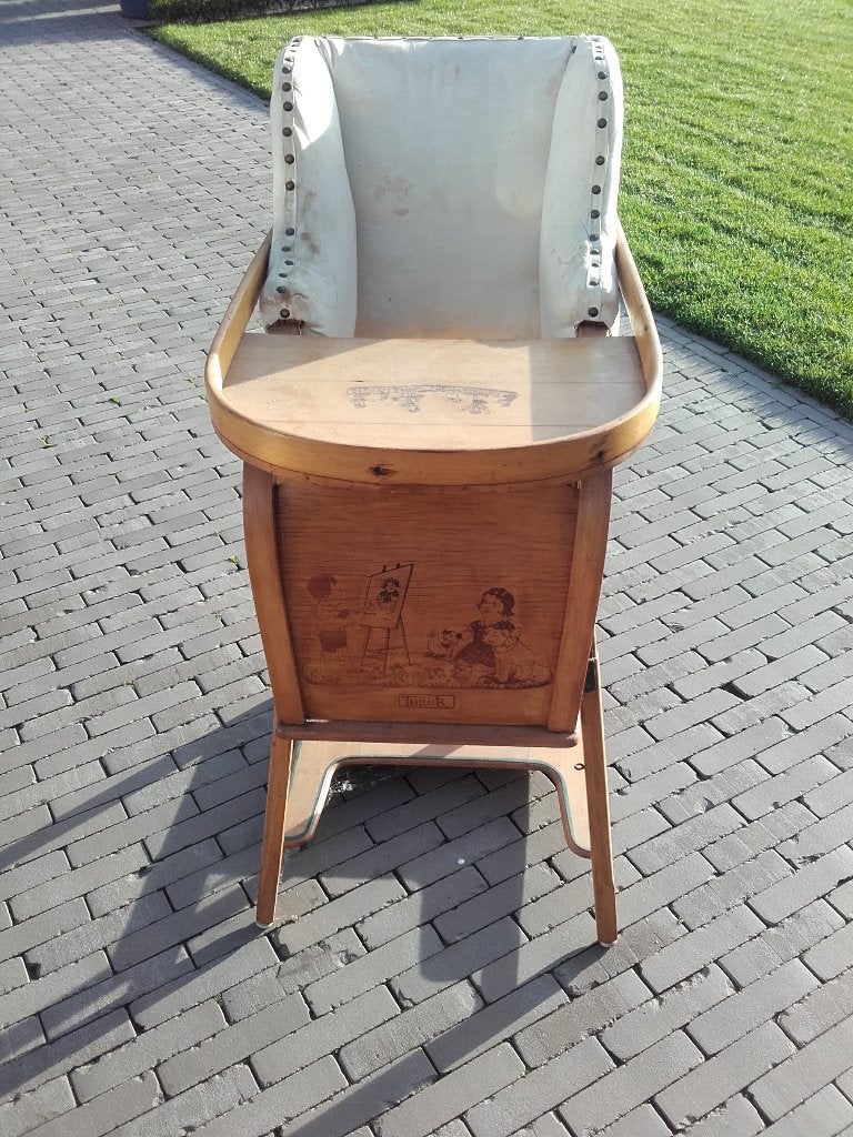 Antieke kinderstoel, Ophalen