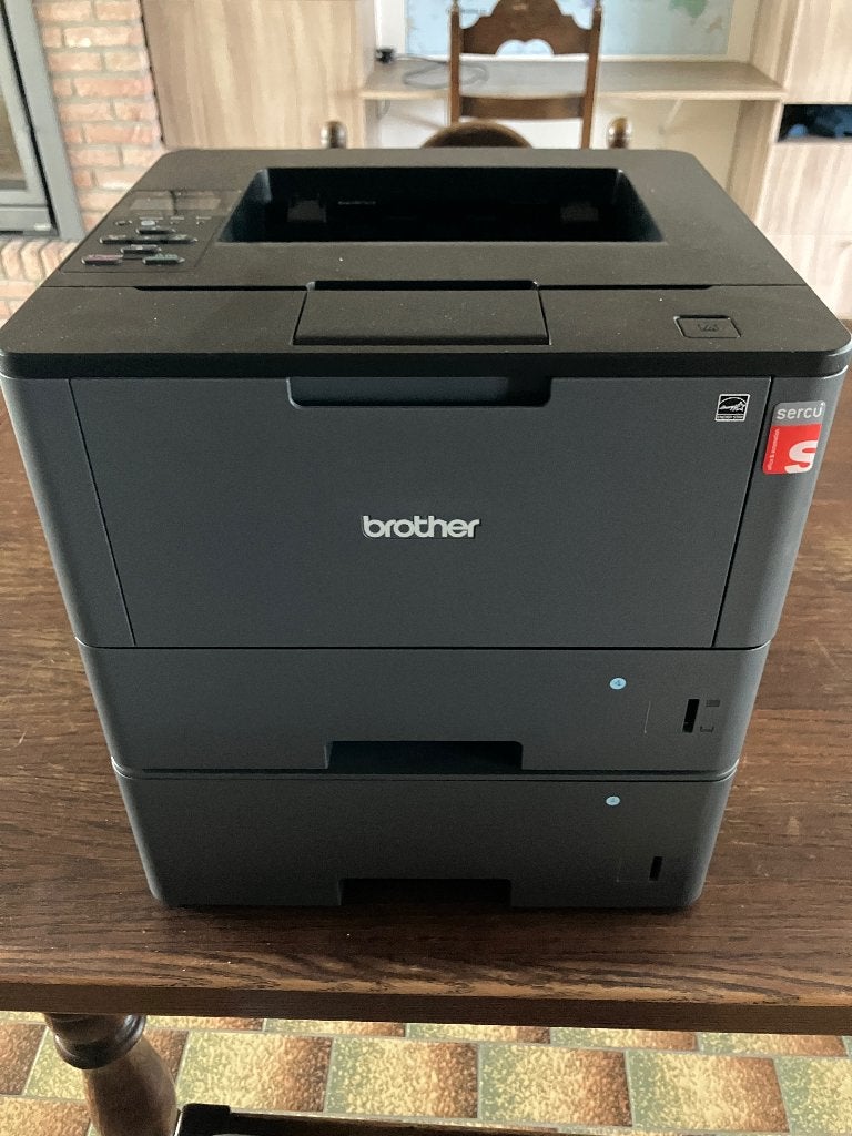 Brother laserprinter professioneel zwart/wit, Ophalen, Printer, Zo goed als nieuw, Brother
