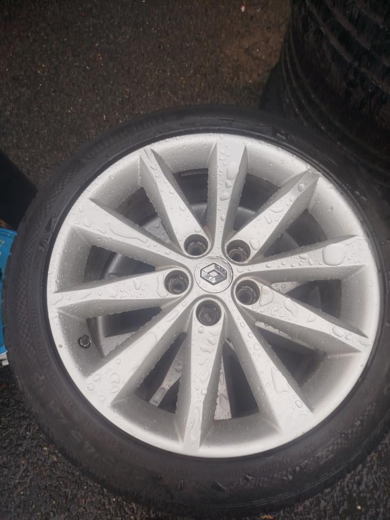 18inch velgen Renault 5x114.3 in zeer goede staat, Auto-onderdelen, Banden en Velgen, Ophalen, Band(en)