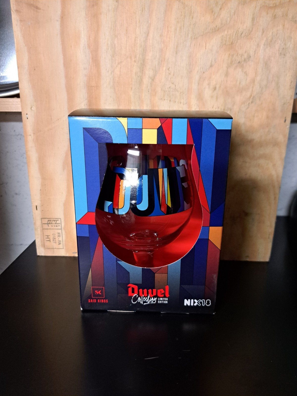 Duvel glas van Said Kinos met handtekening, Enlèvement ou Envoi